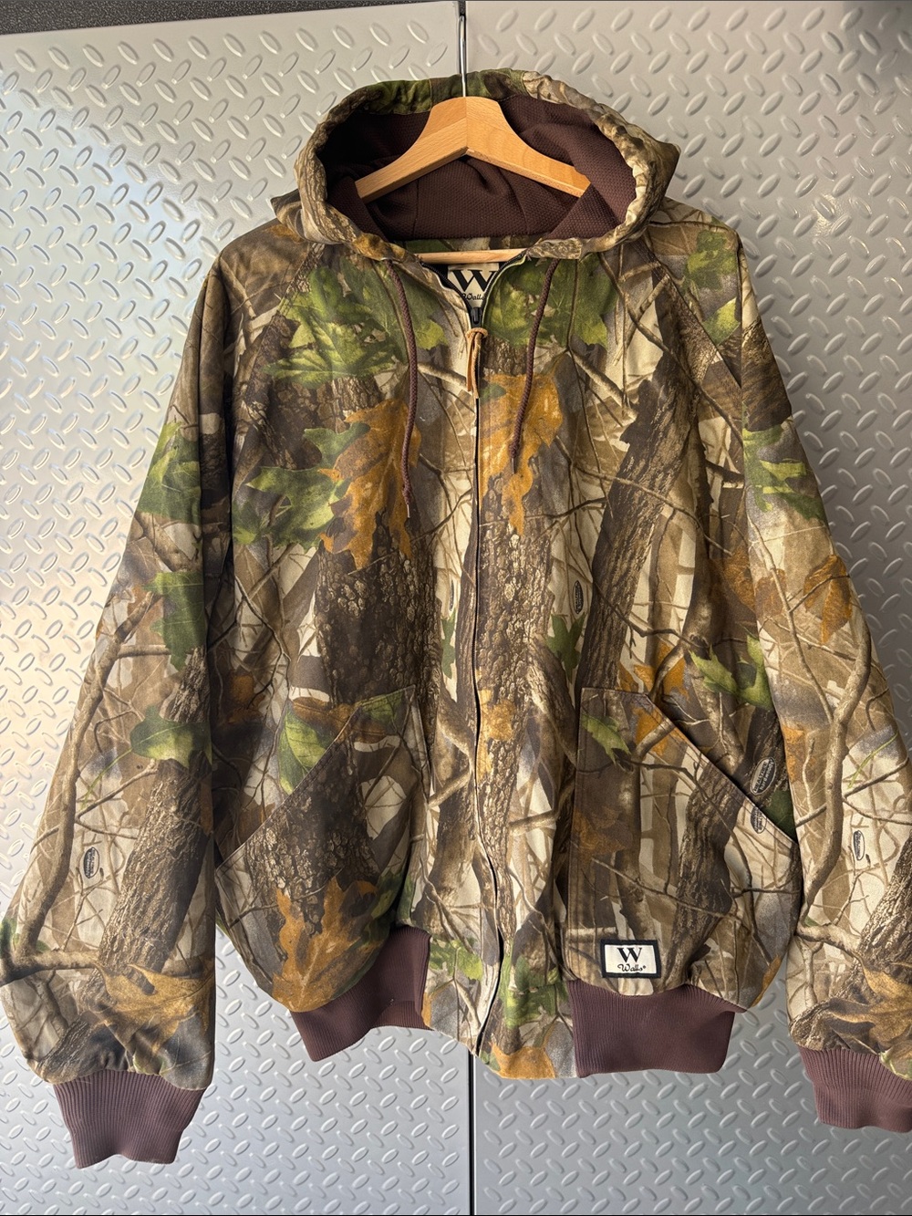 Walls Men's Camo Military Field Jacket - Brown/Green/Tan